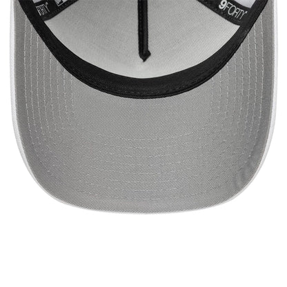 This is a New Era White 9FORTY A-Frame Adjustable Cap 2