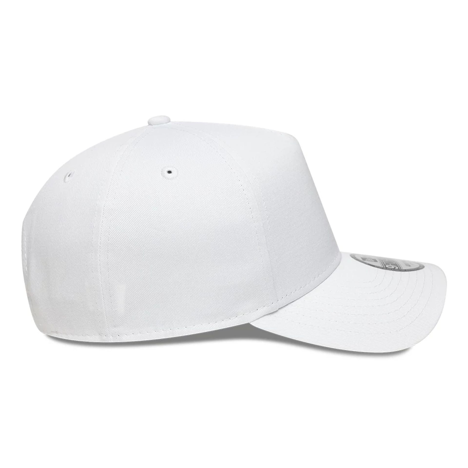 This is a New Era White 9FORTY A-Frame Adjustable Cap 6