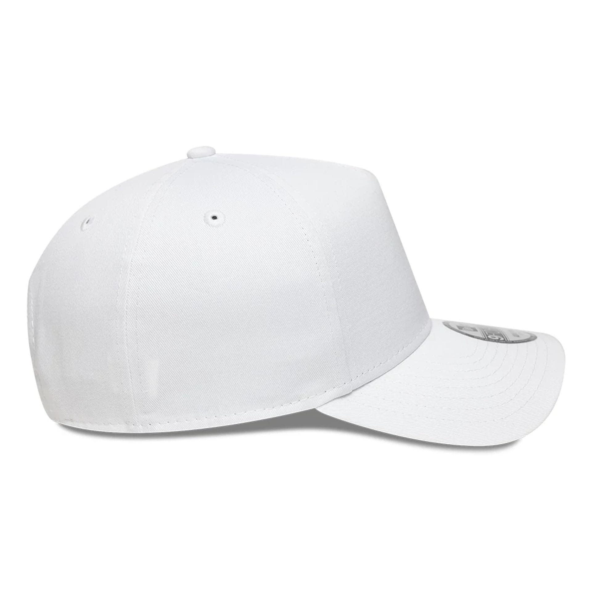 This is a New Era White 9FORTY A-Frame Adjustable Cap 6