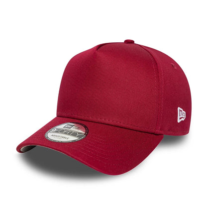This is a New Era Red 9FORTY A-Frame Adjustable Cap 1