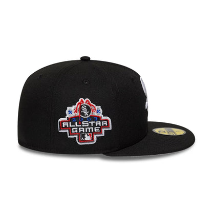 Pictured is this MLB Cooperstown Chicago White Sox 59FIFTY Fitted cap in black. 6