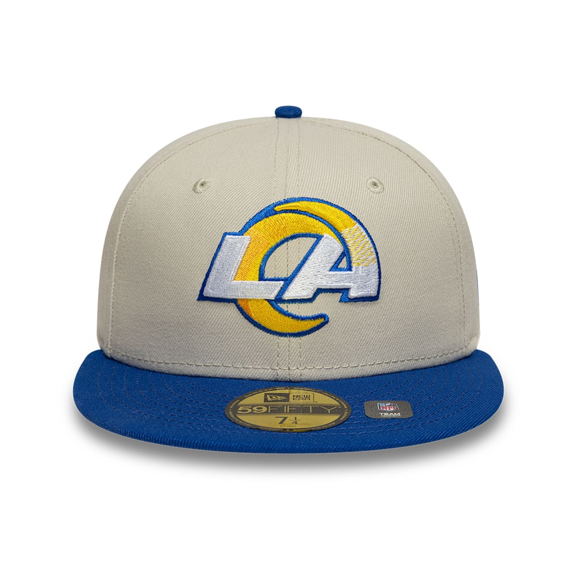 This is a LA Rams NFL White 59FIFTY Fitted Cap 3