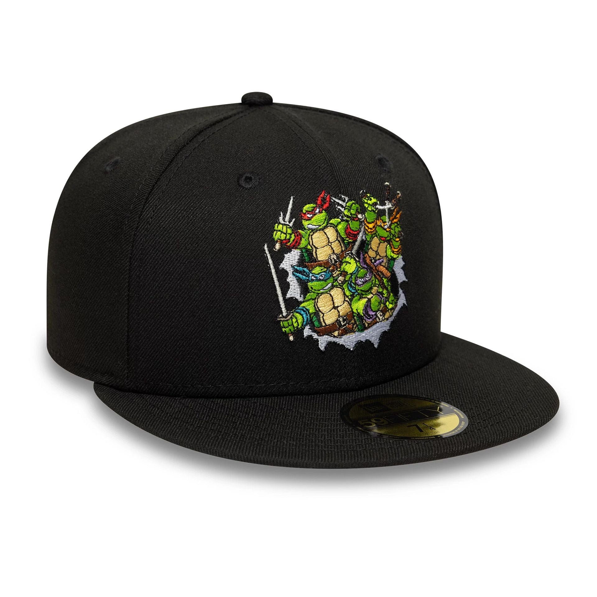 This is a Teenage Mutant Ninja Turtles Gang Black 59FIFTY Fitted Cap 4