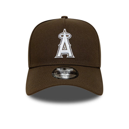 This is a LA Angels MLB Dark Brown 9FORTY A-Frame Adjustable Cap 3