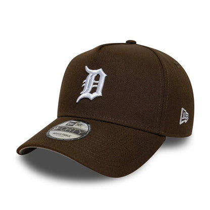 This is a Detroit Tigers MLB Dark Brown 9FORTY A-Frame Adjustable Cap 1