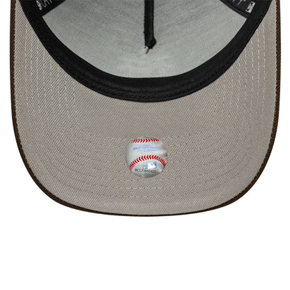 This is a New York Mets MLB Dark Brown 9FORTY A-Frame Adjustable Cap 2