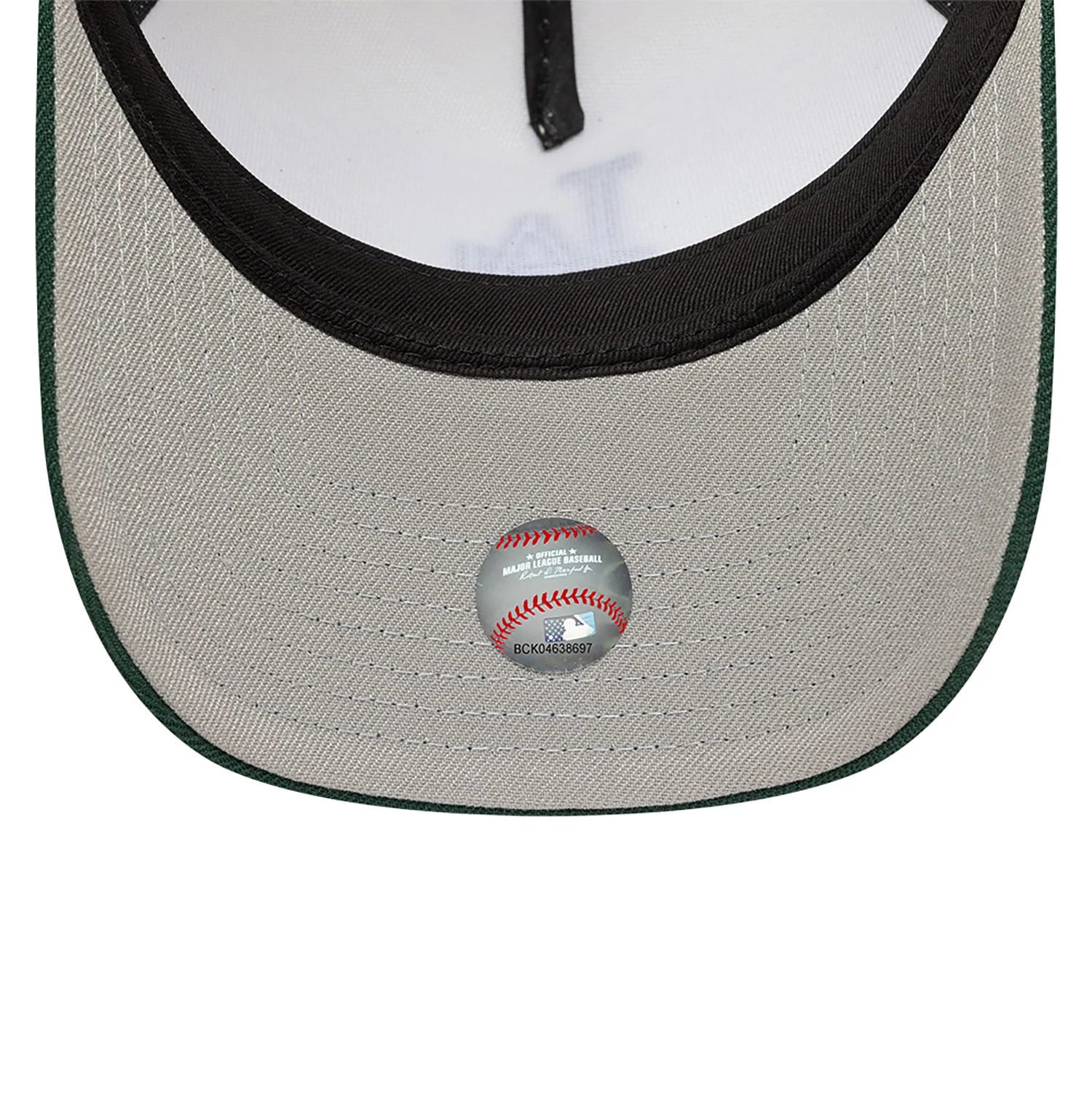 This is a LA Dodgers Chrome And Dark Green White 9FORTY A-Frame Adjustable Cap 2