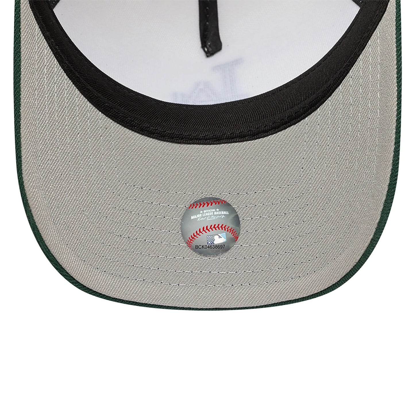 This is a LA Dodgers Chrome And Dark Green White 9FORTY A-Frame Adjustable Cap 2