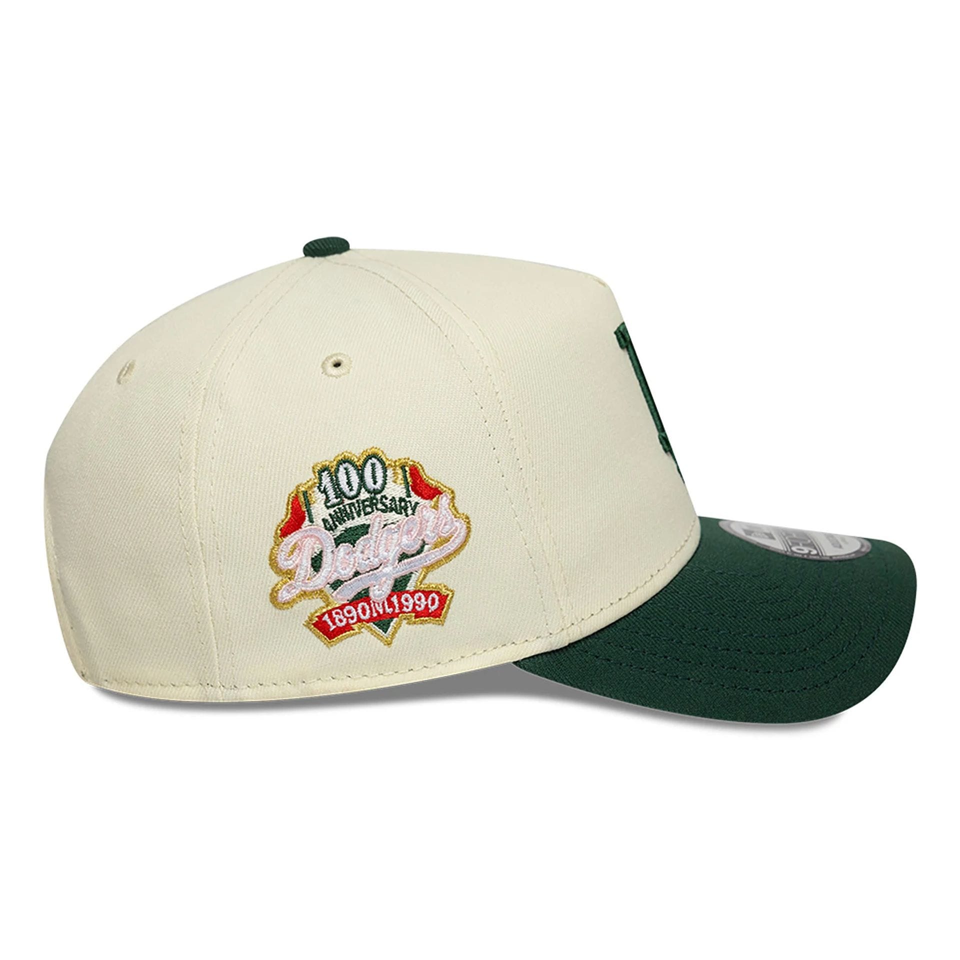 Chrome And Dark Green LA Dodgers 9FORTY A-Frame Cap | NEC UK