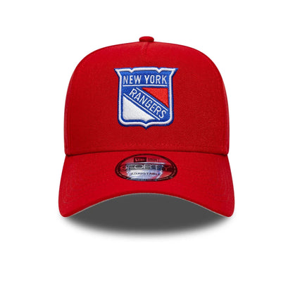 This is a New York Rangers NHL Red 9FORTY A-Frame Adjustable Cap 3