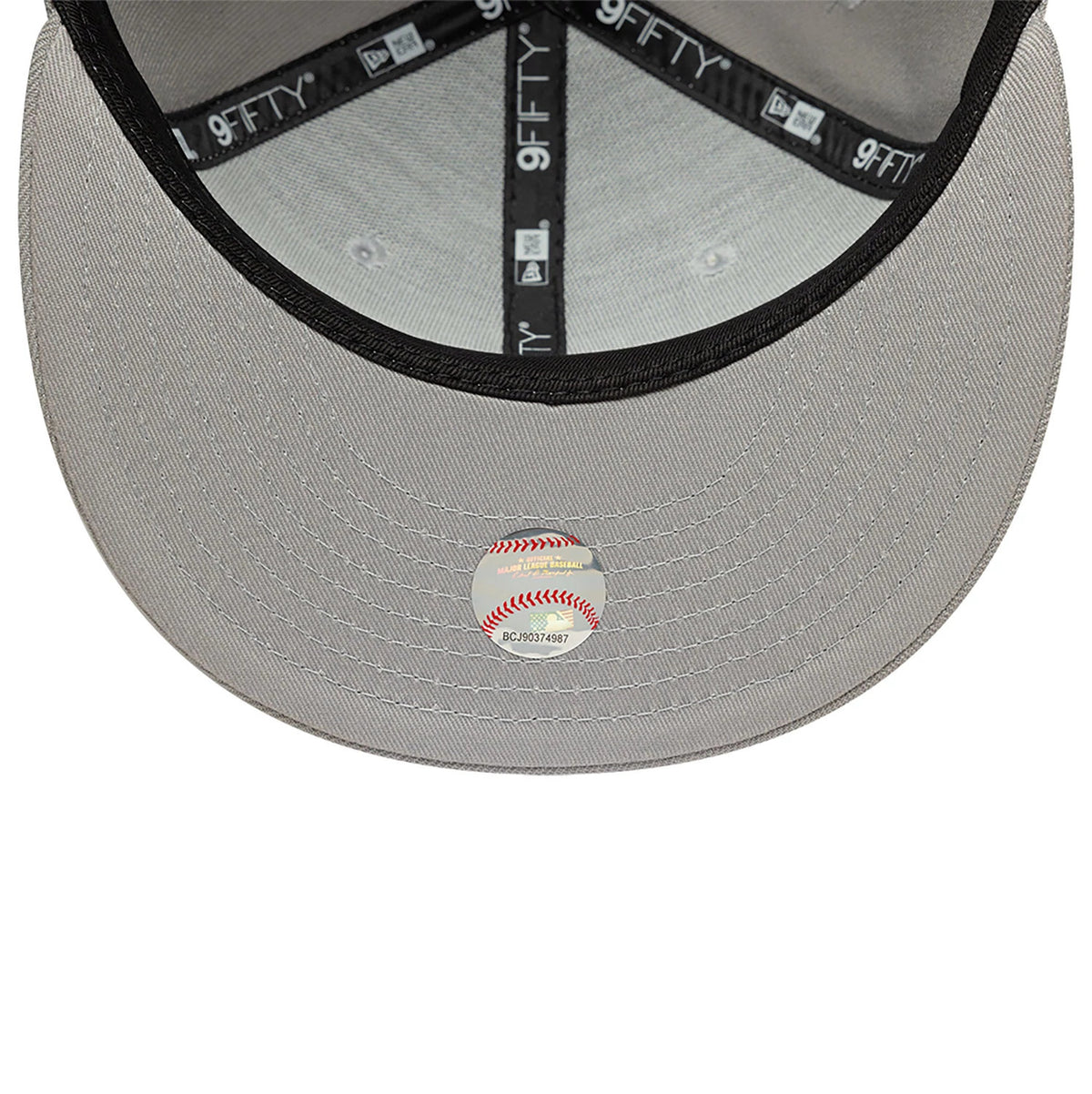 This is a LA Dodgers Grey 9FIFTY  Snapback Cap 7