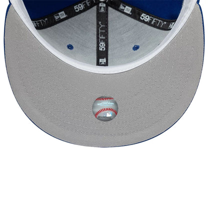 Pictured is this MLB Kanji Japan Flag LA Dodgers 59FIFTY Fitted cap in blue. 2