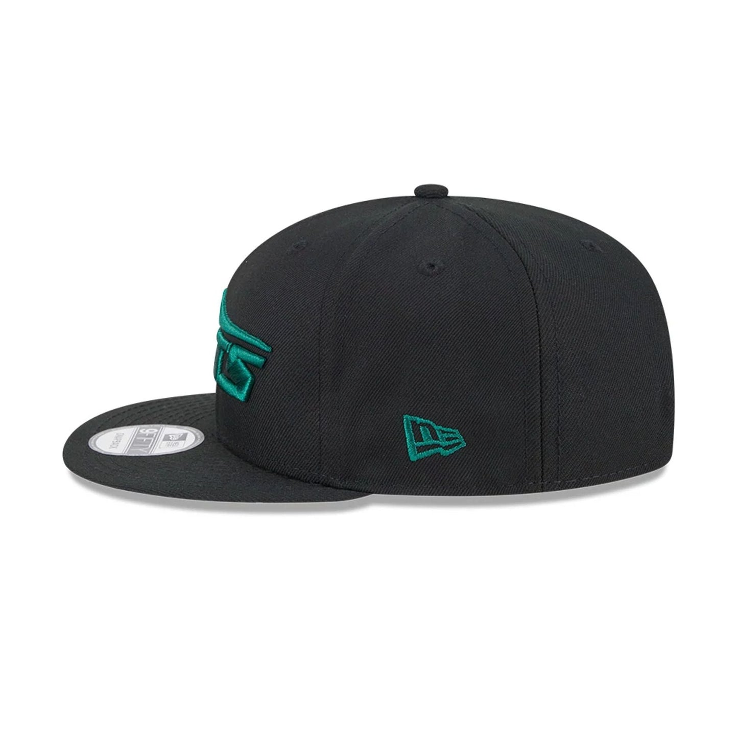 This is a New York Jets NFL Black 9FIFTY Snapback Adjustable Cap 5