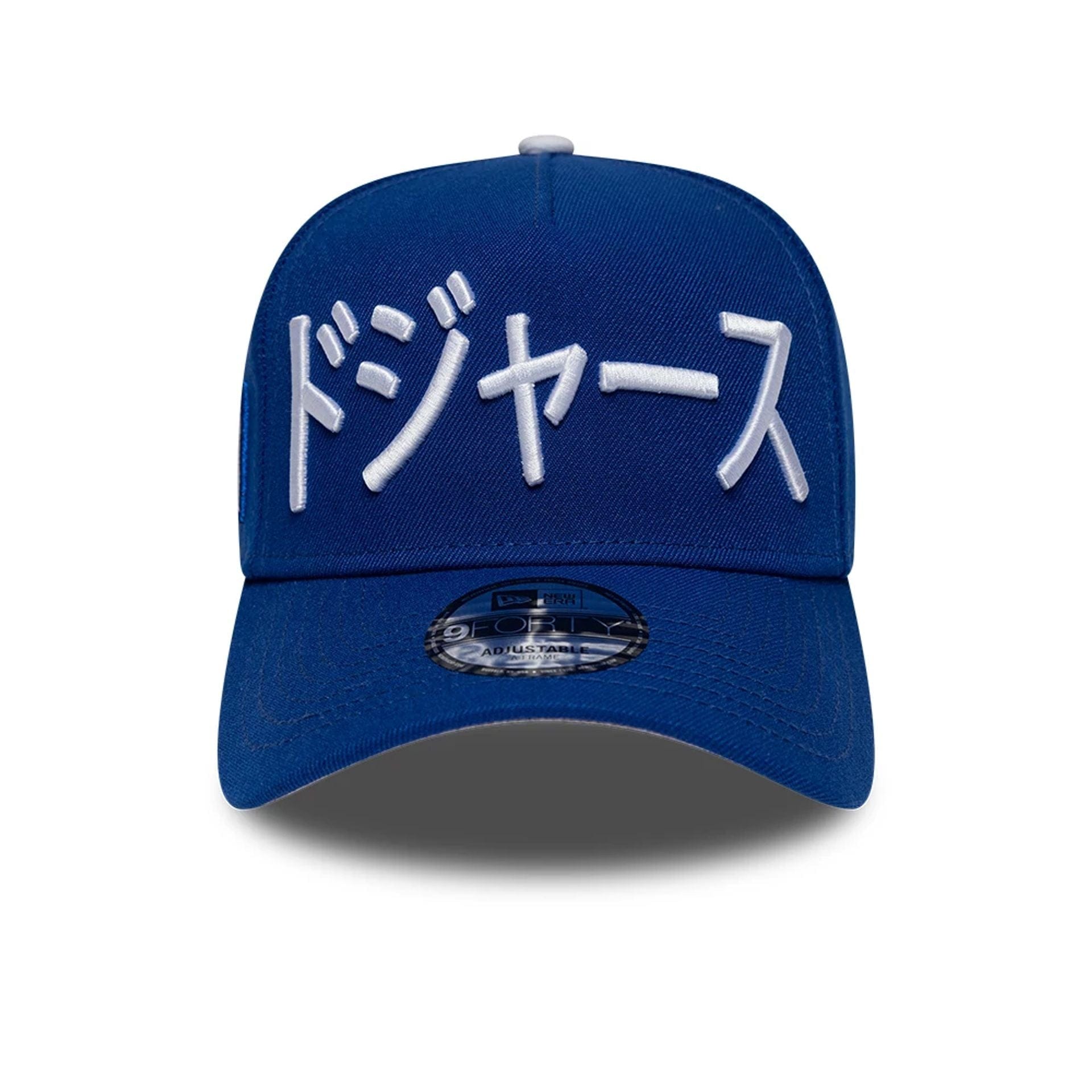 Pictured is this MLB Kanji Japan Flag LA Dodgers 9FORTY A-Frame cap in blue. 3