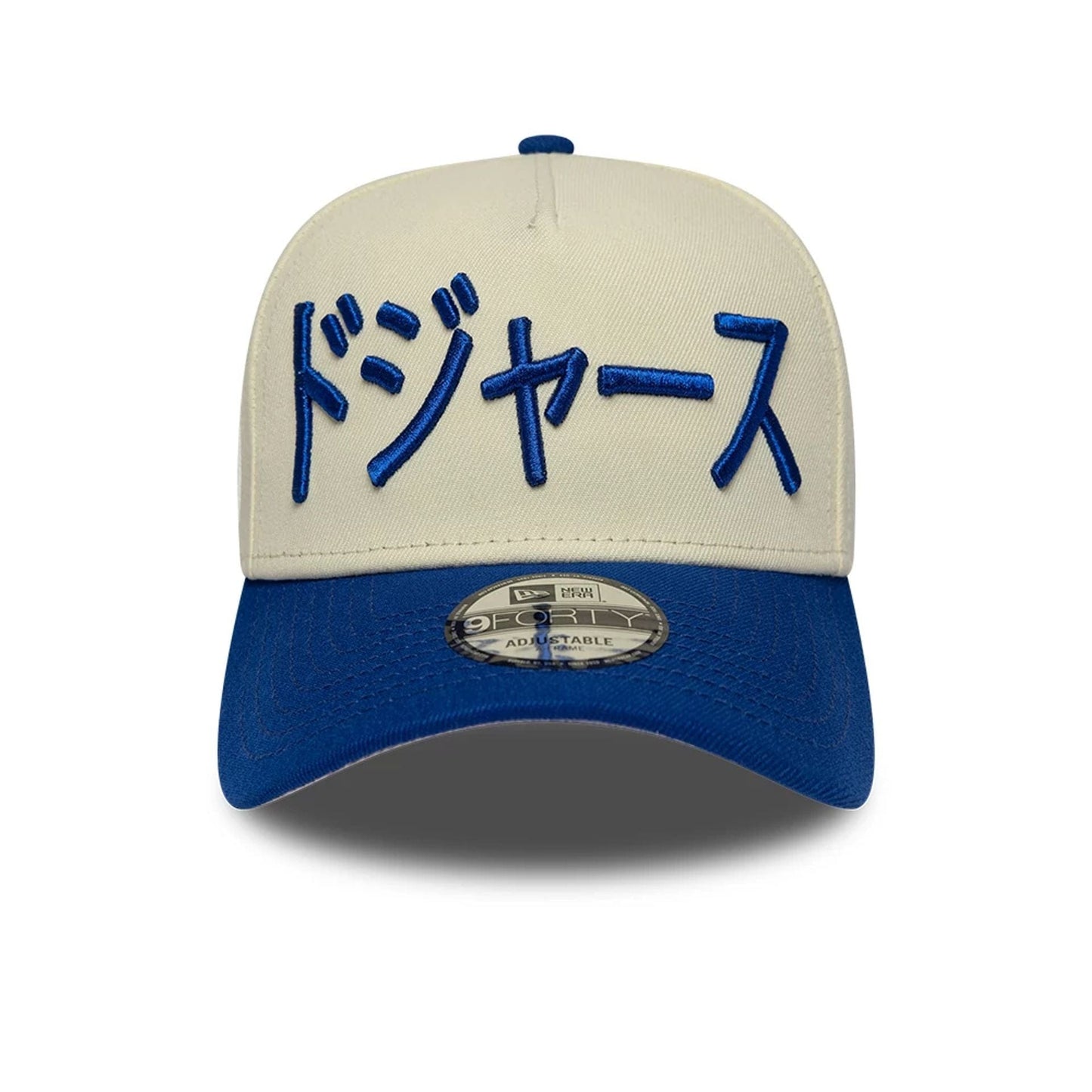 Pictured is this MLB Kanji Japan Flag LA Dodgers 9FORTY A-Frame cap in white. 3