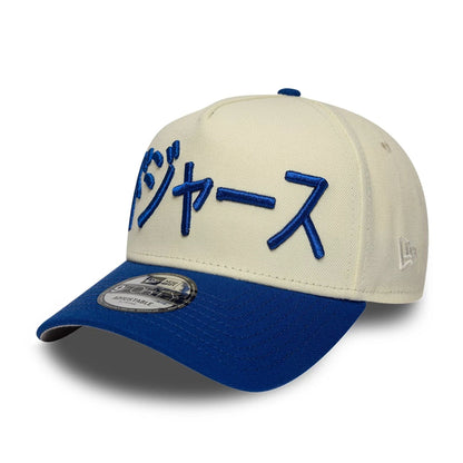 Pictured is this MLB Kanji Japan Flag LA Dodgers 9FORTY A-Frame cap in white. 4