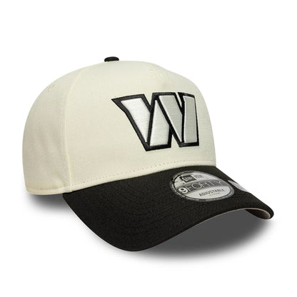 This is a Washington Commanders NFL White 9FORTY A-Frame Adjustable Cap 4