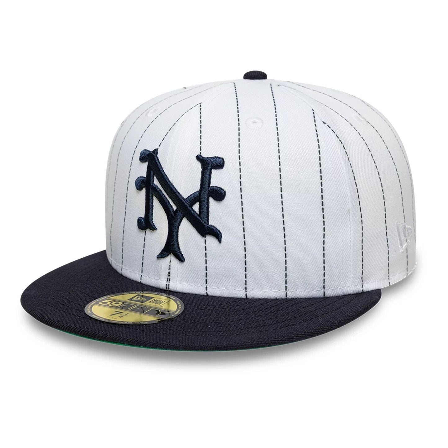 This is a New York Giants MLB Cooperstown White 59FIFTY Fitted Cap 1