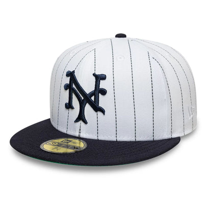 This is a New York Giants MLB Cooperstown White 59FIFTY Fitted Cap 1