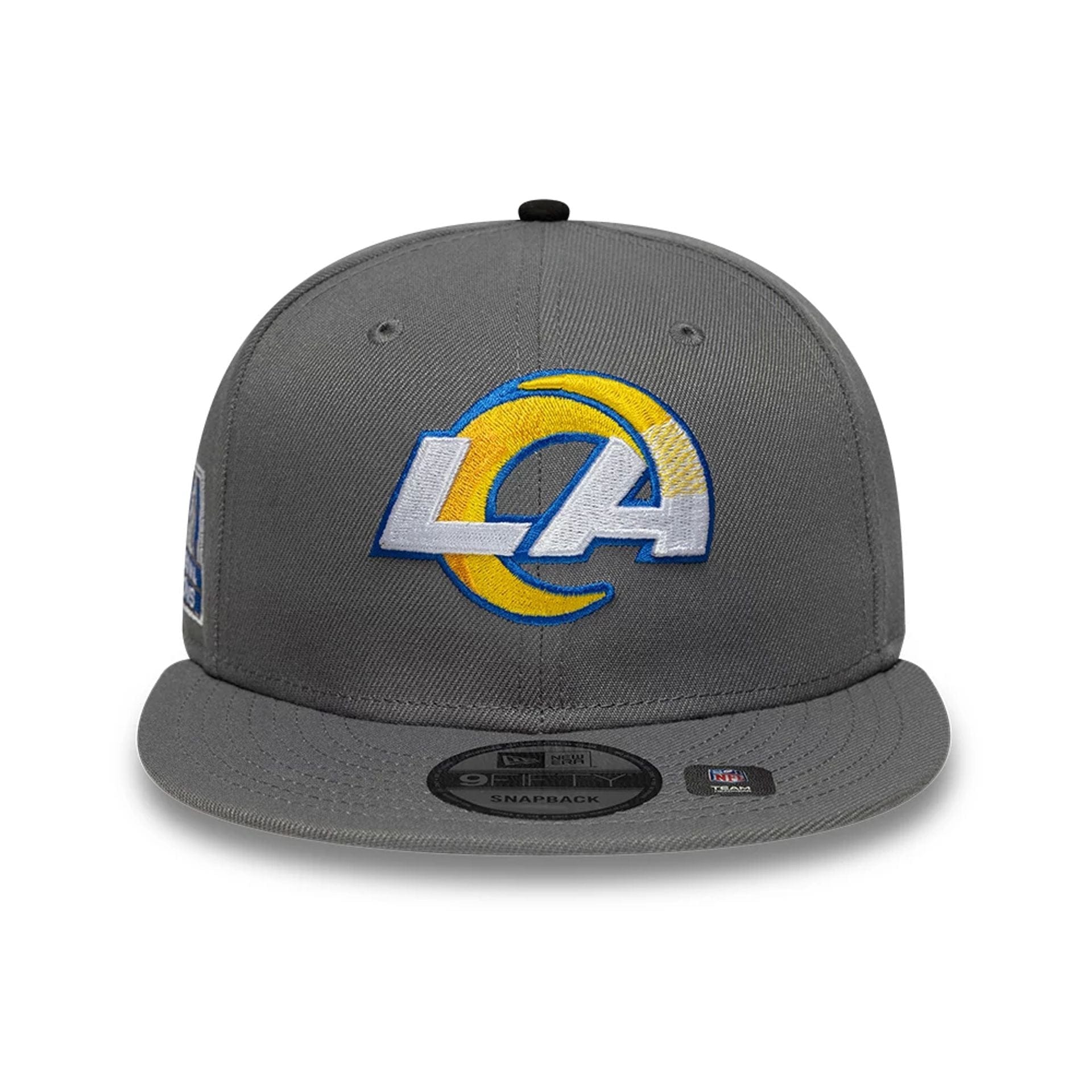 This is a LA Rams NFL Grey 9FIFTY Snapback Adjustable Cap 3