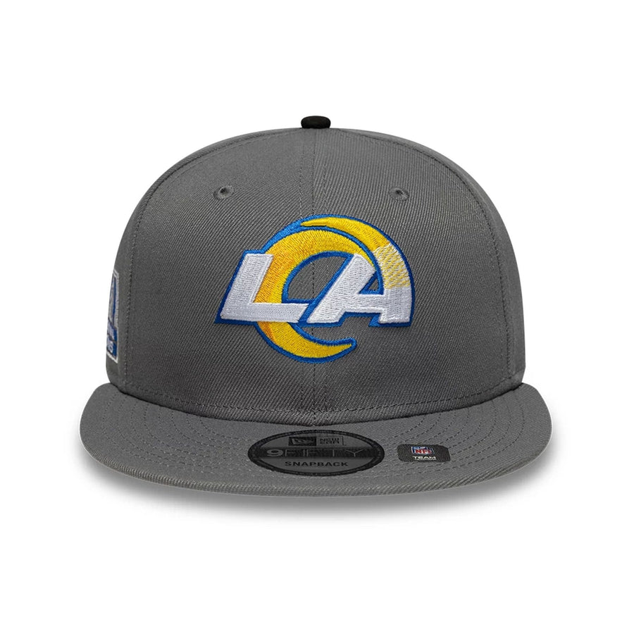This is a LA Rams NFL Grey 9FIFTY Snapback Adjustable Cap 3
