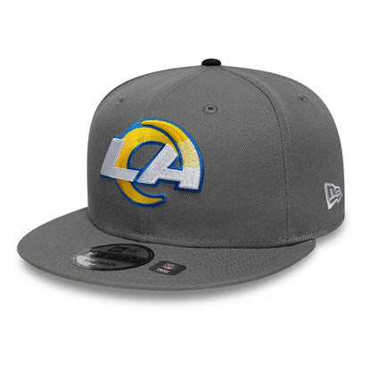 This is a LA Rams NFL Grey 9FIFTY Snapback Adjustable Cap 4