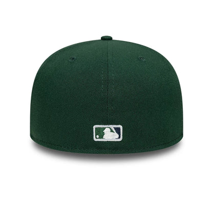 Pictured is this MLB Detroit Tigers 59FIFTY Fitted cap in dark green. 5
