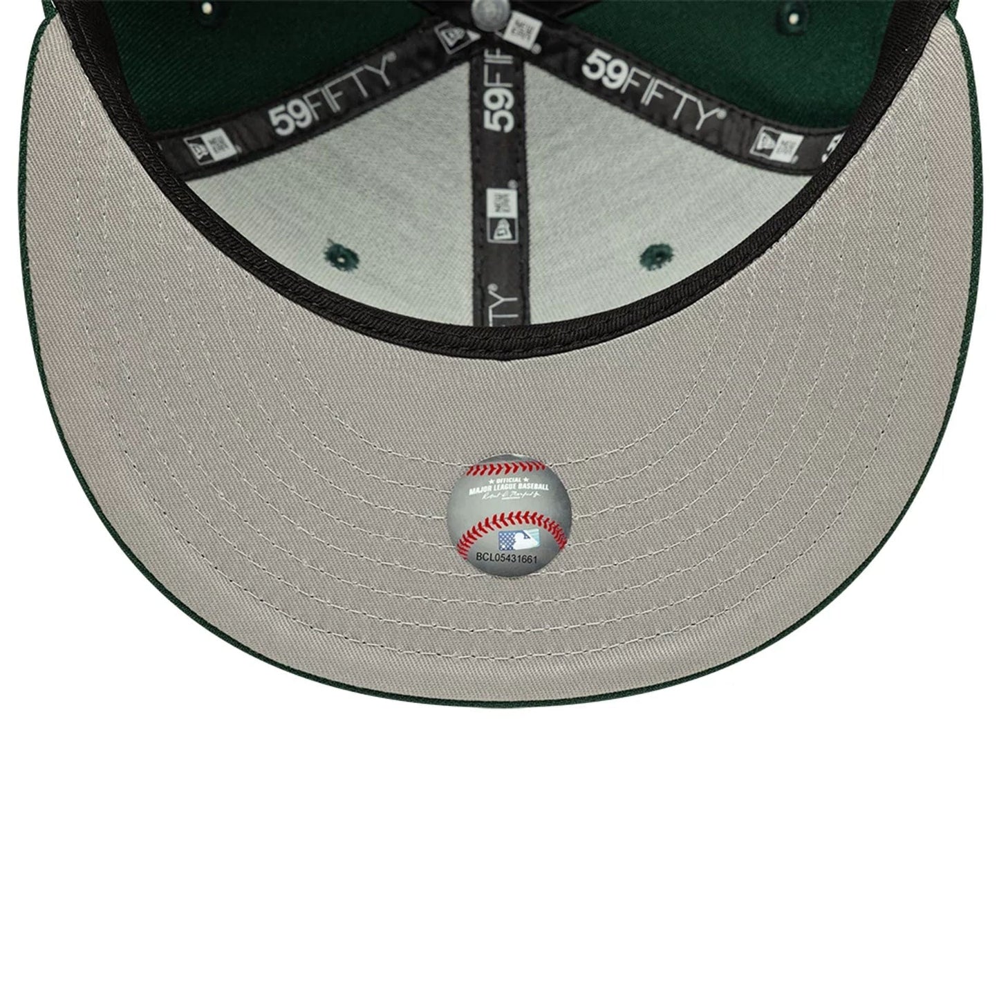 Pictured is this MLB Detroit Tigers 59FIFTY Fitted cap in dark green. 2