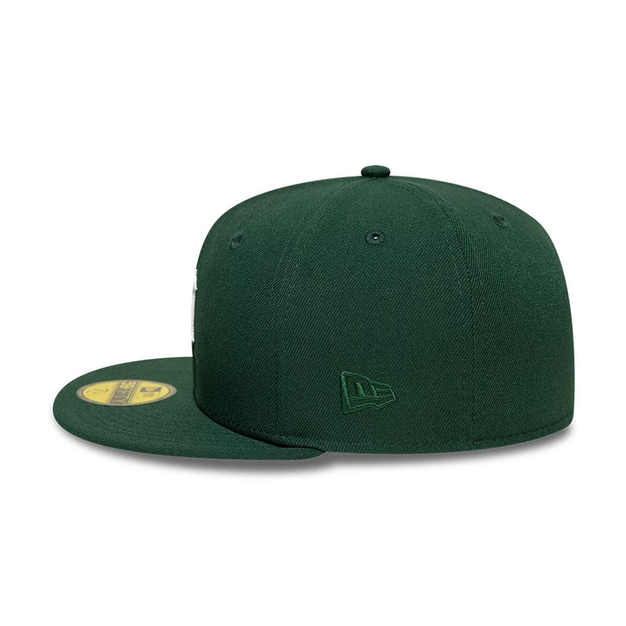 Pictured is this MLB Detroit Tigers 59FIFTY Fitted cap in dark green. 6