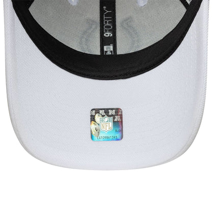 This is a Indianapolis Colts NFL White 9FORTY A-Frame Trucker Adjustable Cap 7