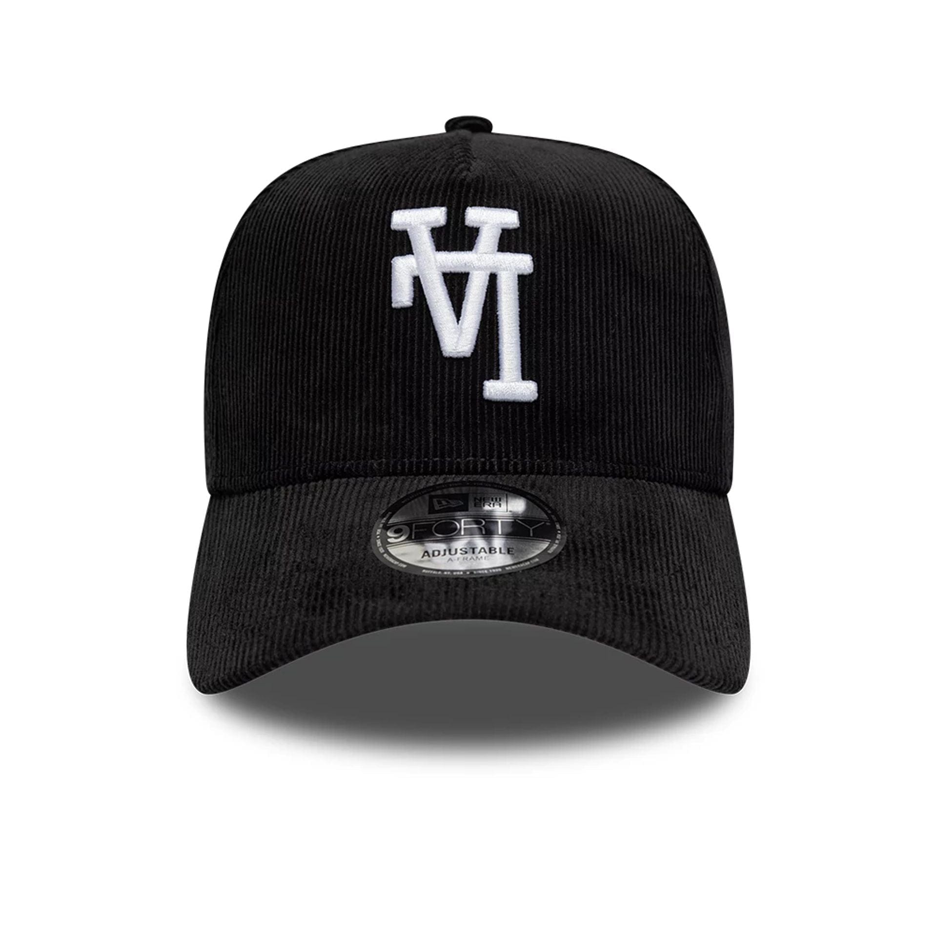 Pictured is this LA Dodgers MLB Upside Down Black 9FORTY A-Frame Adjustable cap. 3