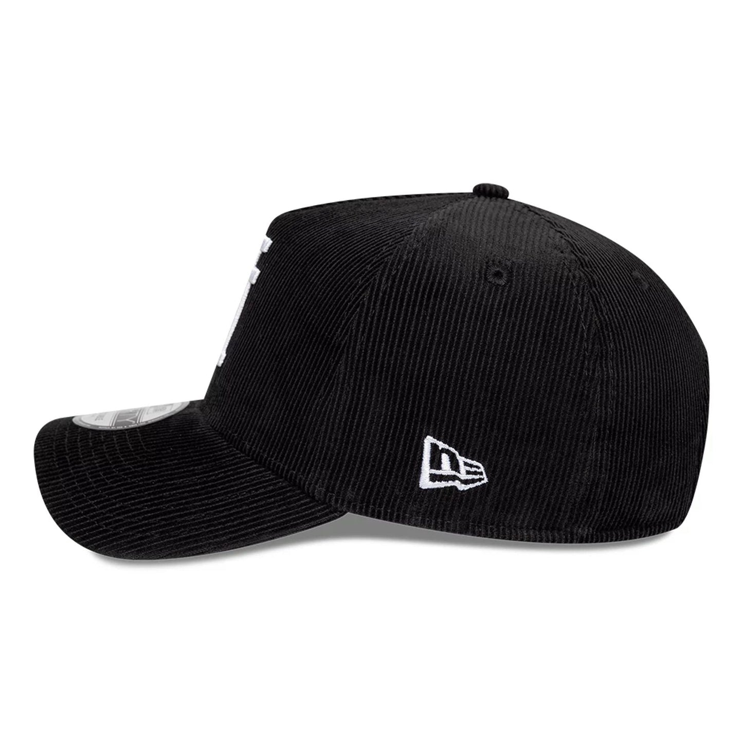 Pictured is this LA Dodgers MLB Upside Down Black 9FORTY A-Frame Adjustable cap. 6