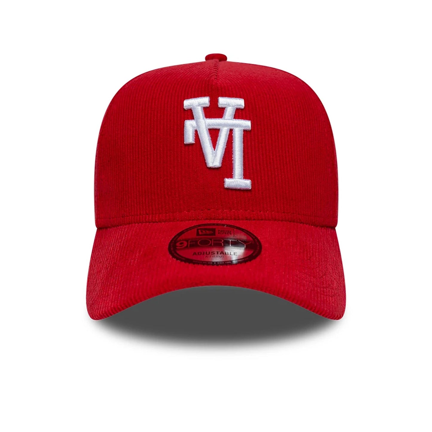 Pictured is this MLB Upside Down LA Dodgers 9FORTY A-Frame cap in dark red. 3