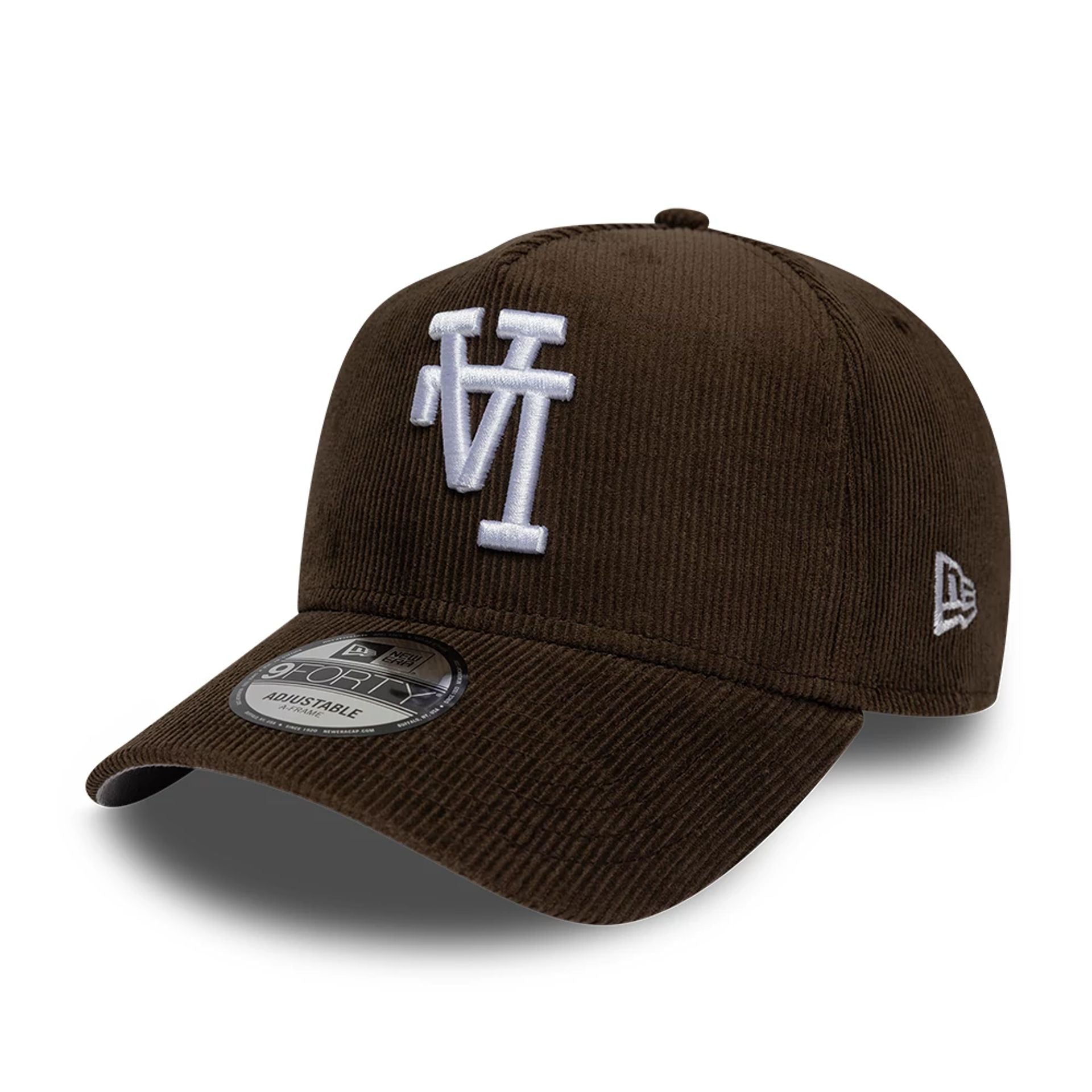 Pictured is this MLB Upside Down LA Dodgers 9FORTY A-Frame cap in brown. 4