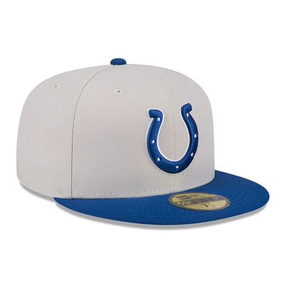 This is a Indianapolis Colts NFL Grey 59FIFTY Fitted Cap 4
