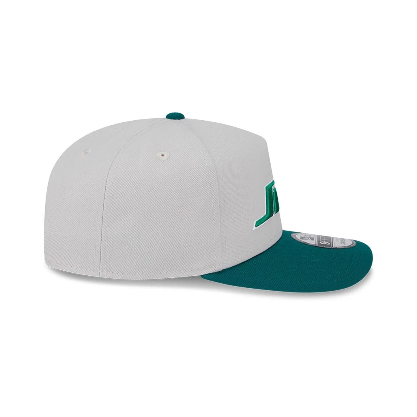 This is a New York Jets NFL Beige 9FIFTY A-Frame Snapback Adjustable Cap 5