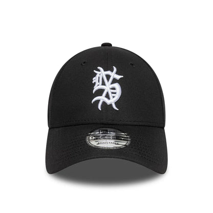 This is a Ksubi X New Era Black 9FORTY Adjustable Cap 4