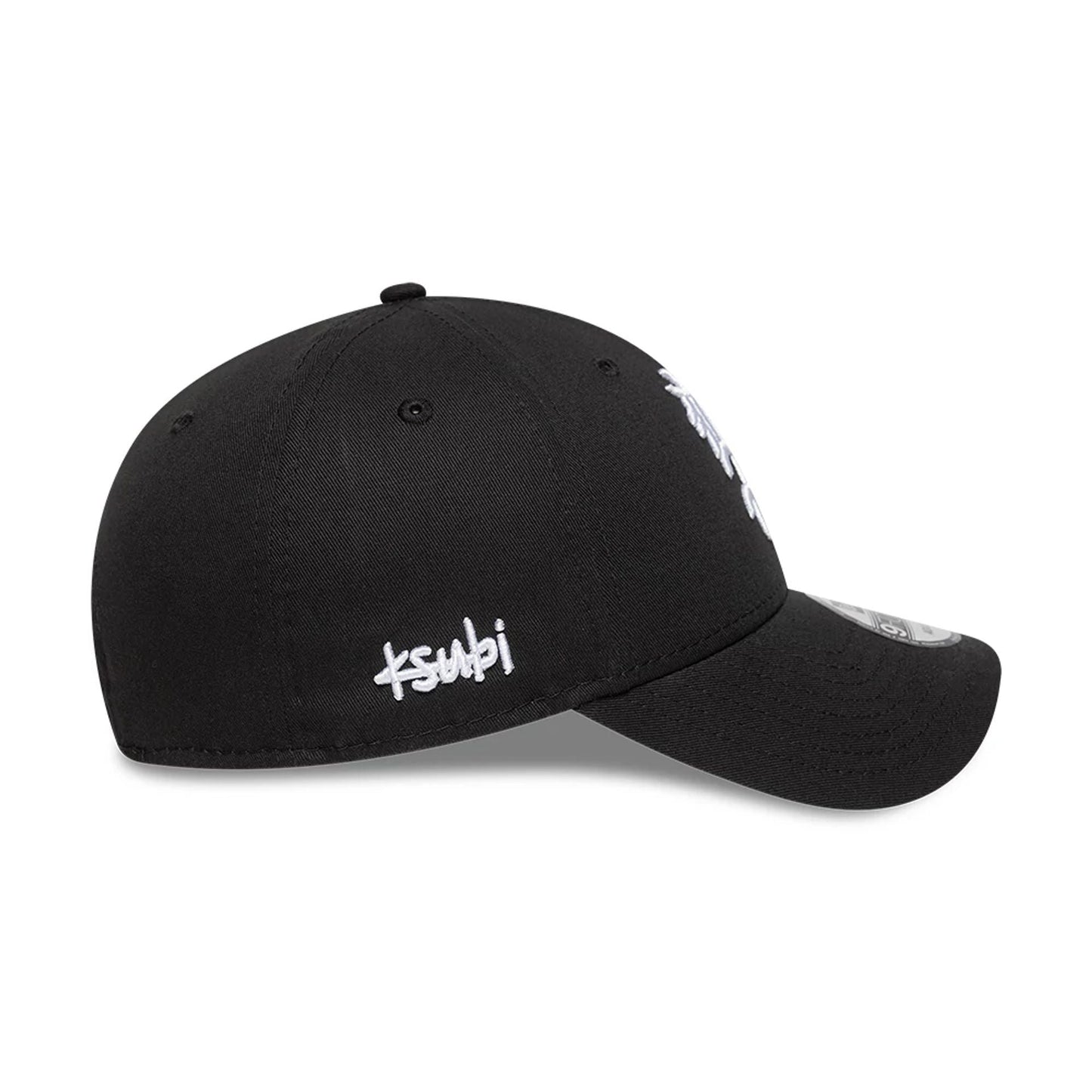 This is a Ksubi X New Era Black 9FORTY Adjustable Cap 6
