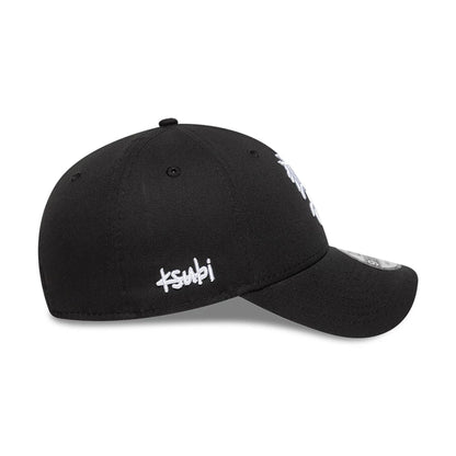 This is a Ksubi X New Era Black 9FORTY Adjustable Cap 6