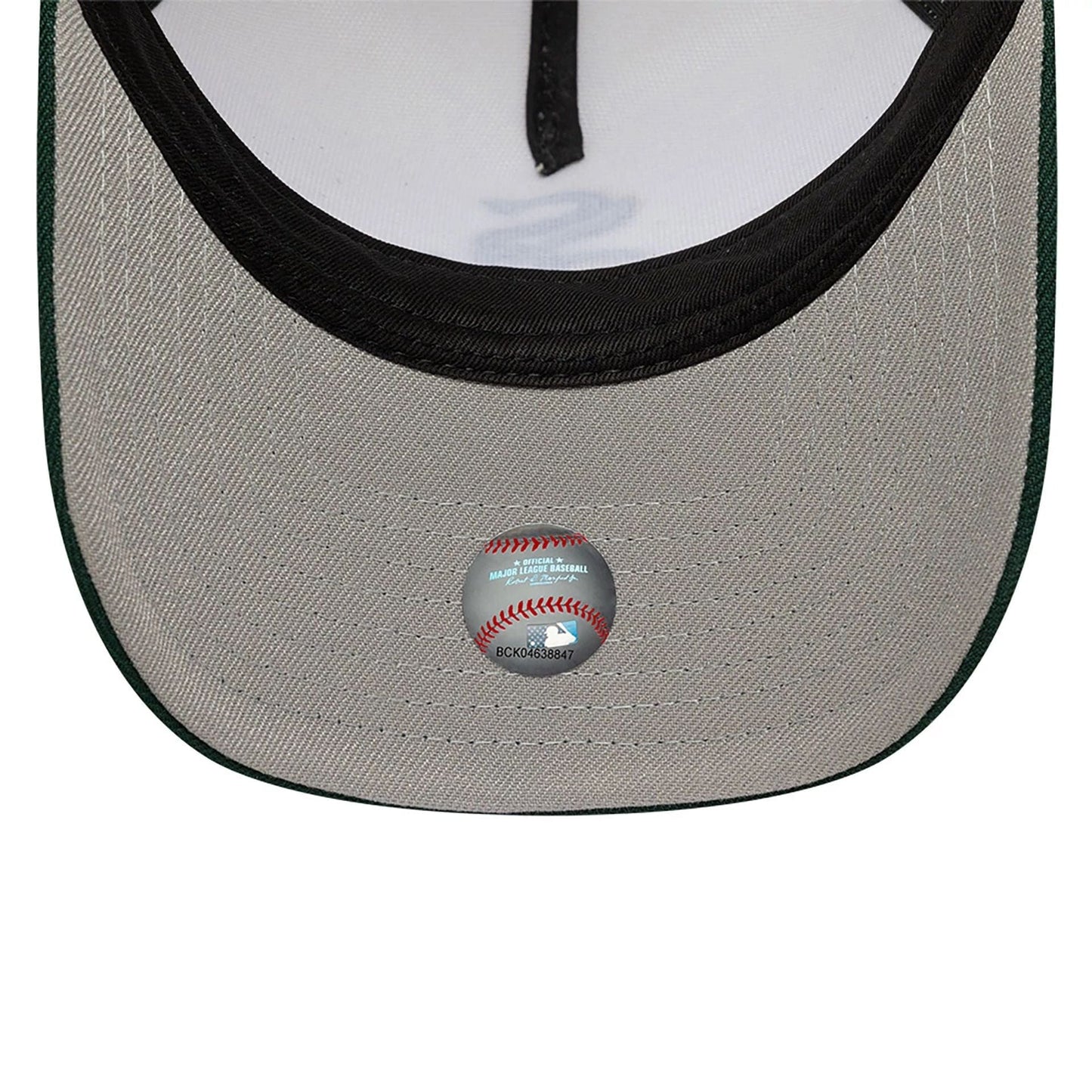 This is a Chicago White Sox Chrome And Dark Green White 9FORTY A-Frame Adjustable Cap 2