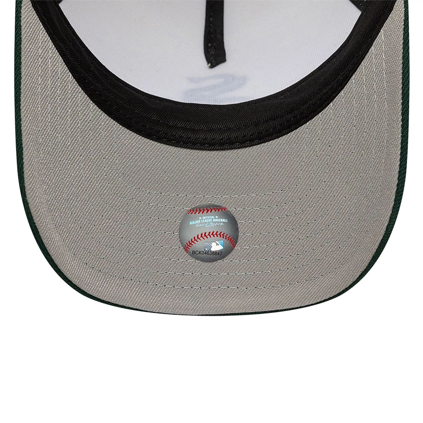 This is a Chicago White Sox Chrome And Dark Green White 9FORTY A-Frame Adjustable Cap 2