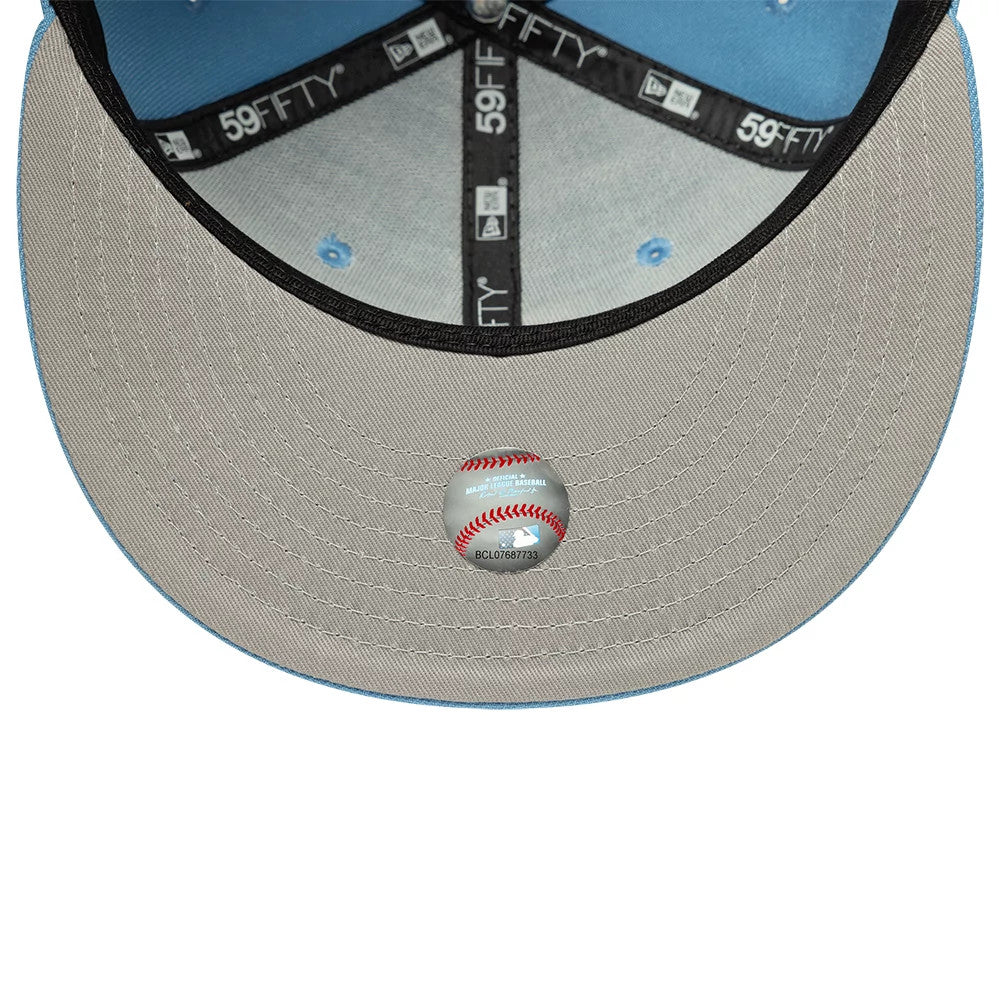 Pictured is this MLB LA Dodgers 59FIFTY Fitted cap in blue. 2