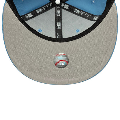 Pictured is this MLB New York Yankees 59FIFTY Fitted cap in blue. 2