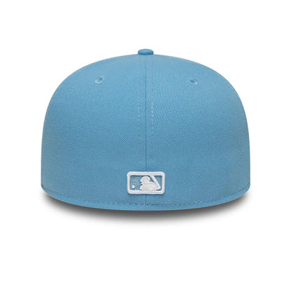 Pictured is this MLB Detroit Tigers 59FIFTY Fitted cap in pastel blue. 5