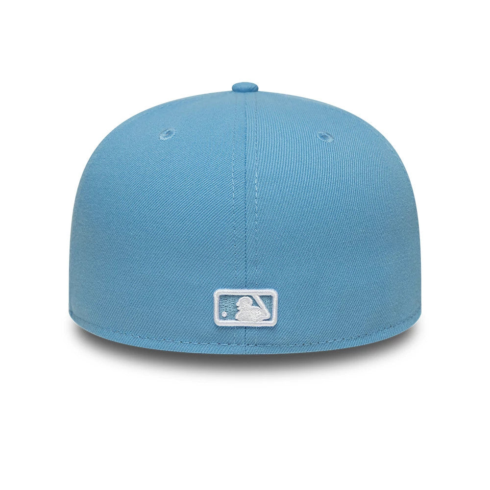 Pictured is this MLB Detroit Tigers 59FIFTY Fitted cap in pastel blue. 5