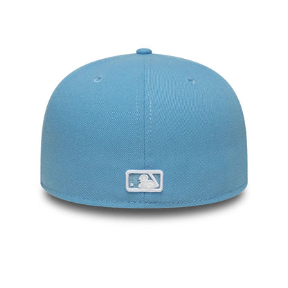 Pictured is this MLB Detroit Tigers 59FIFTY Fitted cap in pastel blue. 5