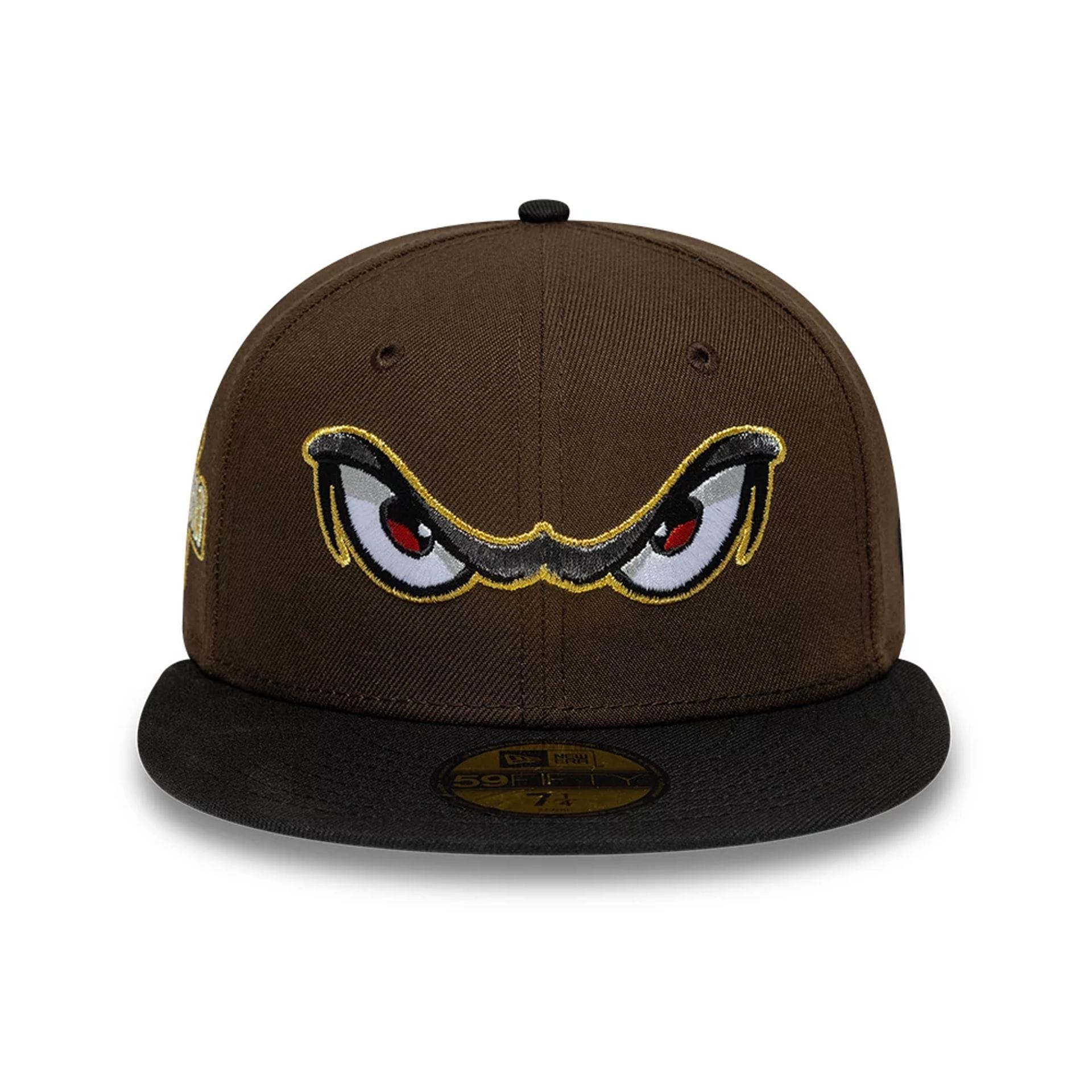 MiLB Pinwheel Lake Elsinore Storm Dark Brown 59FIFTY Fitted Cap