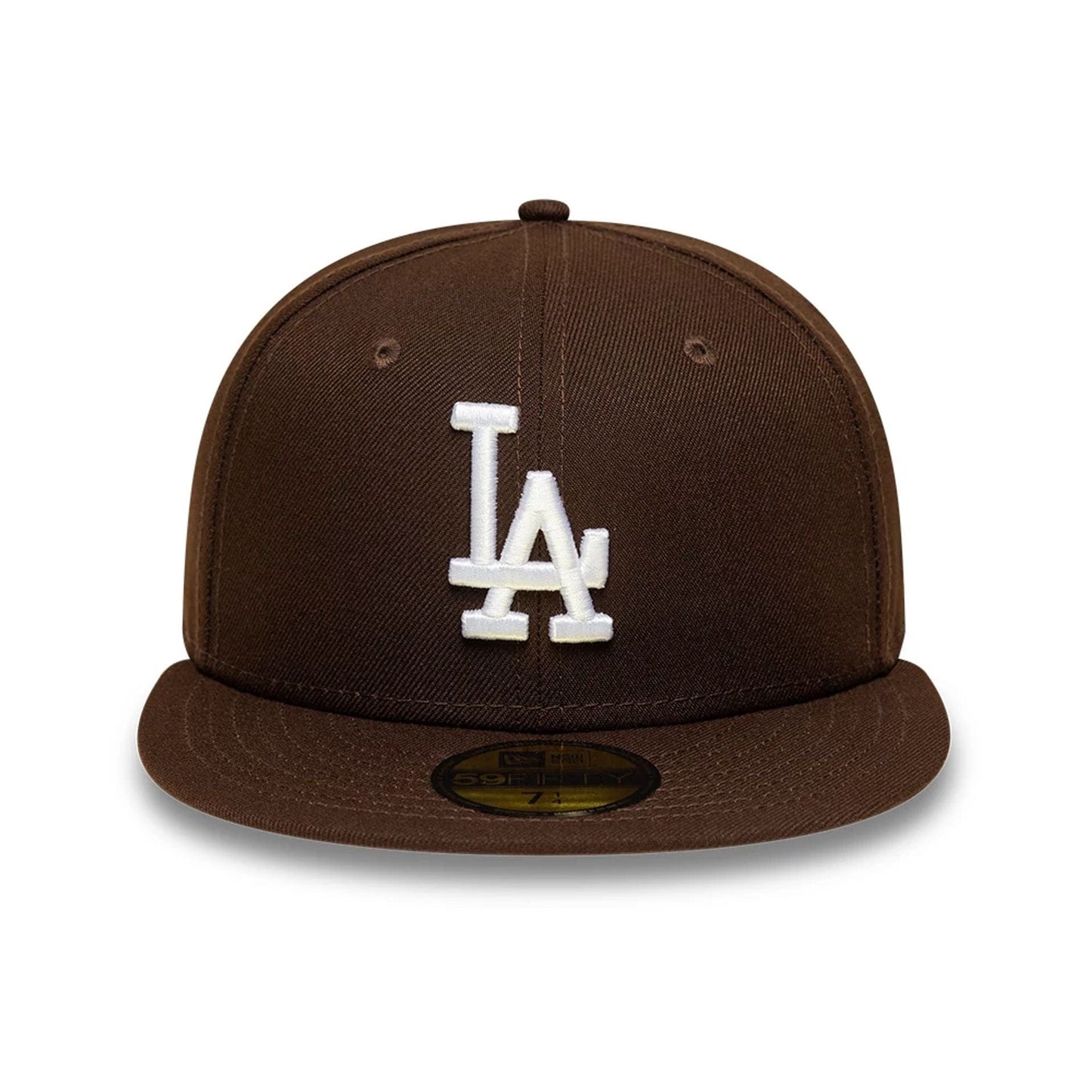 Pictured is this MLB LA Dodgers 59FIFTY Fitted cap in dark brown. 3