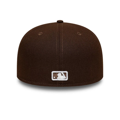 Pictured is this MLB LA Dodgers 59FIFTY Fitted cap in dark brown. 5
