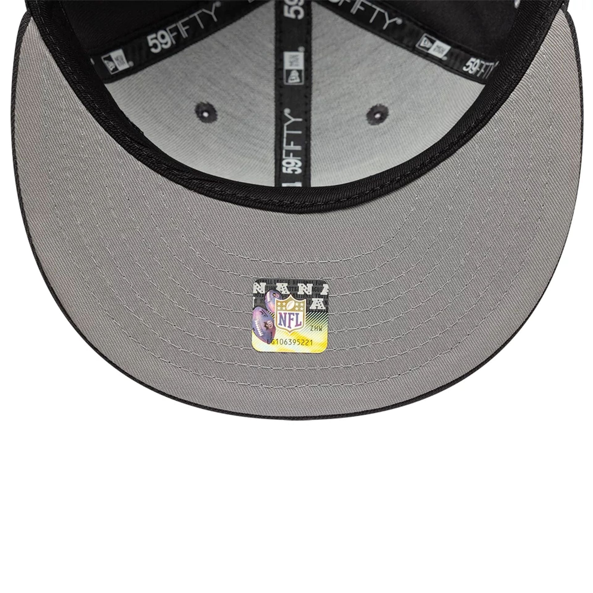 This is a New York Giants NFL Grey 59FIFTY Fitted Cap 2
